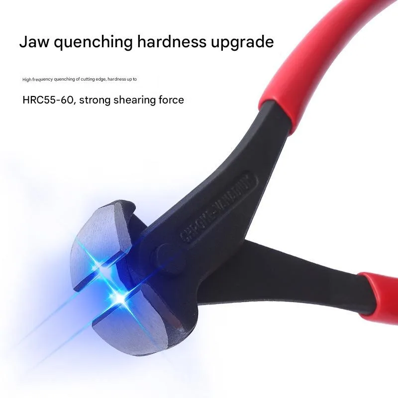 3-Pack Nail Puller 6-inch 7-inch 8-inch Cat's Paw Nail Puller & Remover End Cutting Pliers Staple Puller Carpenter's Tool CRV #5