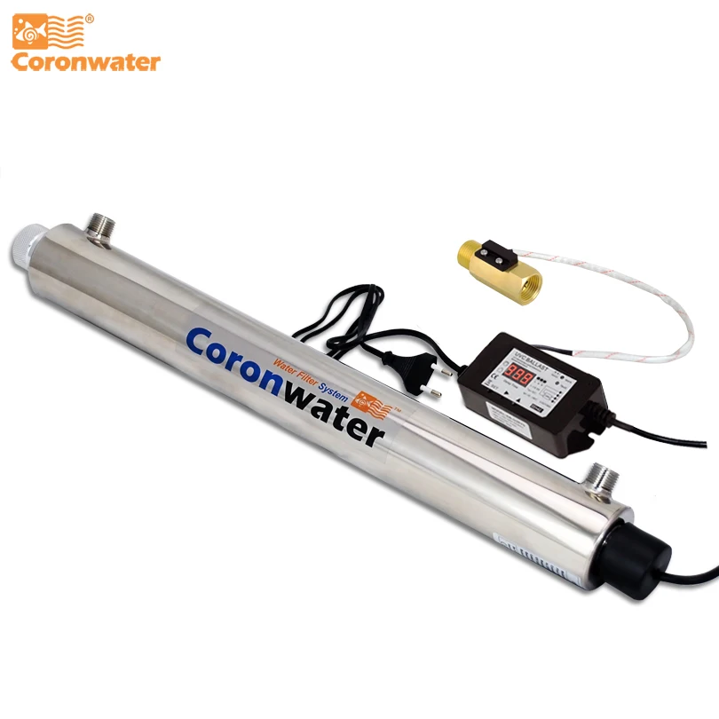 

Coronwater 6GPM Ultr aviolet Water Filter SDE-025 With Flow Switch For Household Water Purifier