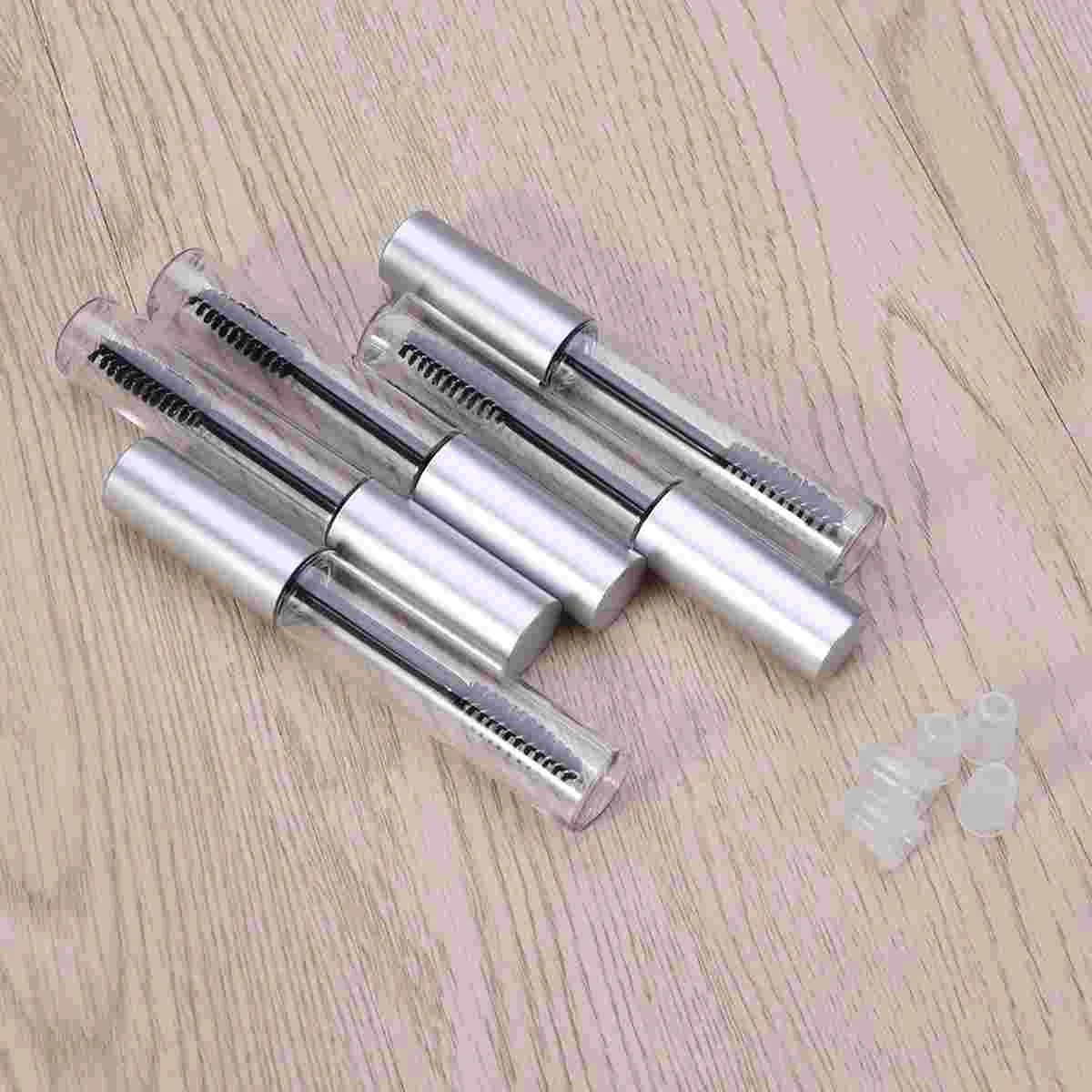 5 Pcs Mascara Tube Container Eyelash Cream Bottle Air Traffic Control Empty Brush Eyelashes