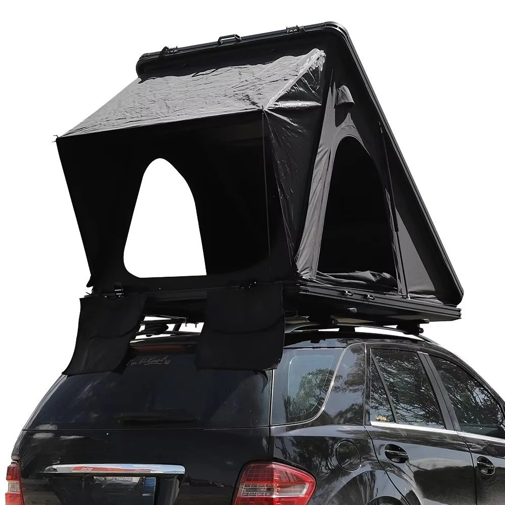 Aluminum Hard Shell Triangle Roof Top Tent Aerodynamic Low Noise Quick Setup OEM ODM Custom Wholesale Supplier
