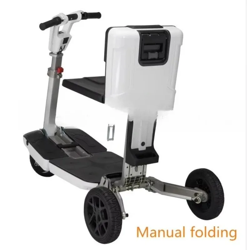 

Luggage Mini Adult Foldable Elderly Electric Tricycle Disabled Mobility Scooter Can Be Airplane