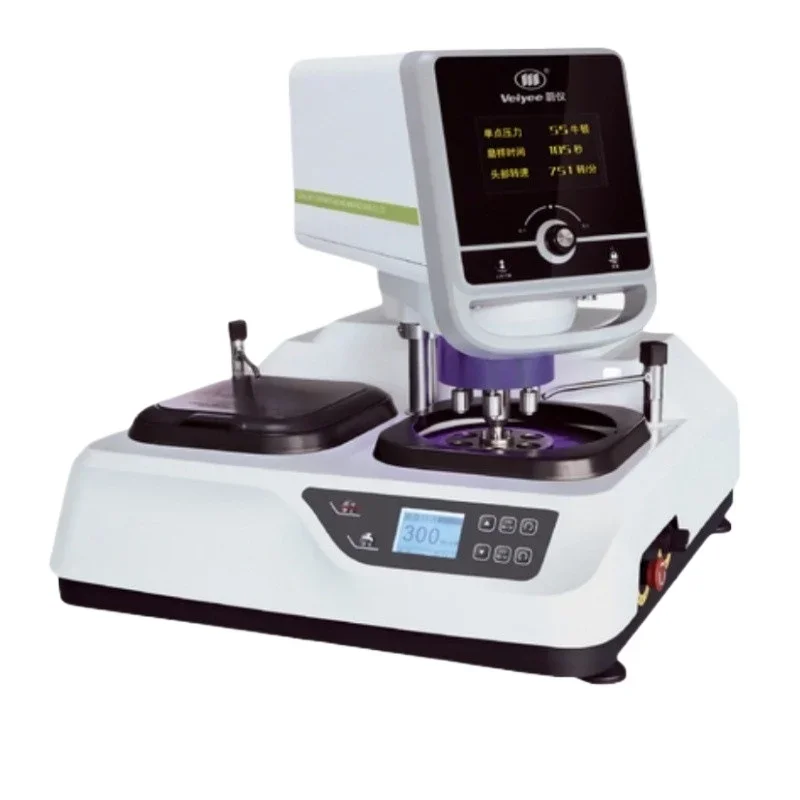 Automatische Probenschleif- und Poliermaschine, stufenlose Schleif- und Polierplatte