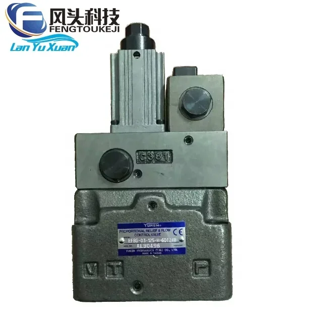 Y Proportional Electro-hydraulic Flow Control and Relief Valve EFBG-03-125-H-60 EFBG-06-250-H-60T248 for die casting machine