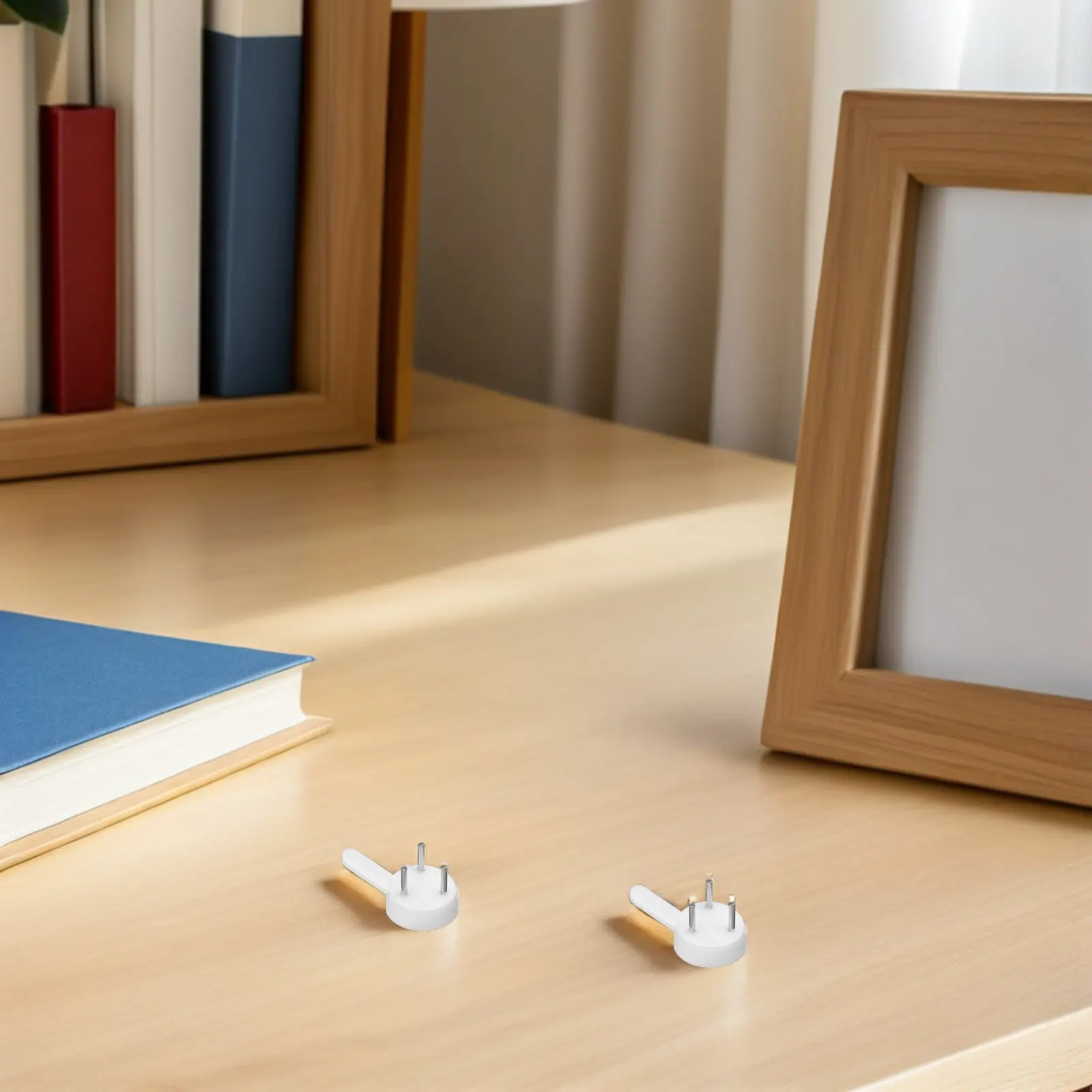 50Pcs Non-Damage Picture Hangers White Traceless Wall Hooks for Photo Frames Art Paintings Clocks Mirrors on Drywall Concrete