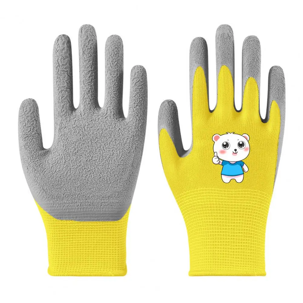 Wear-resistant Children Gloves Kids Gardening Gloves Set Anti-slip Breathable Yard Work Gloves Wear-resistant for Toddlers