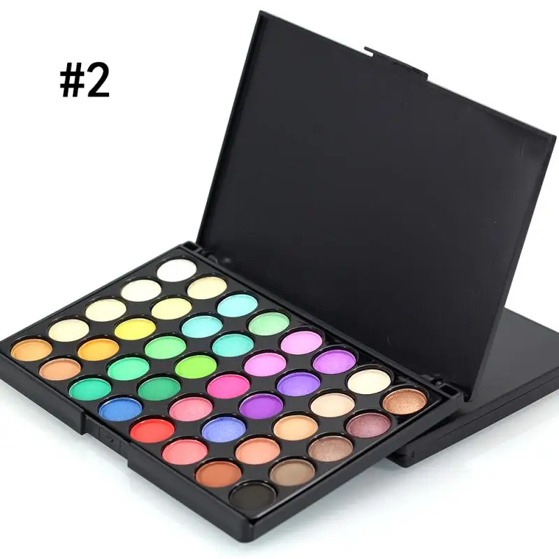 40/74/78 Farben Glitzer Lidschatten Palette matt wasserdicht langlebige gepresste Puder Kosmetik Kit Mode Frauen Make-up-Tools