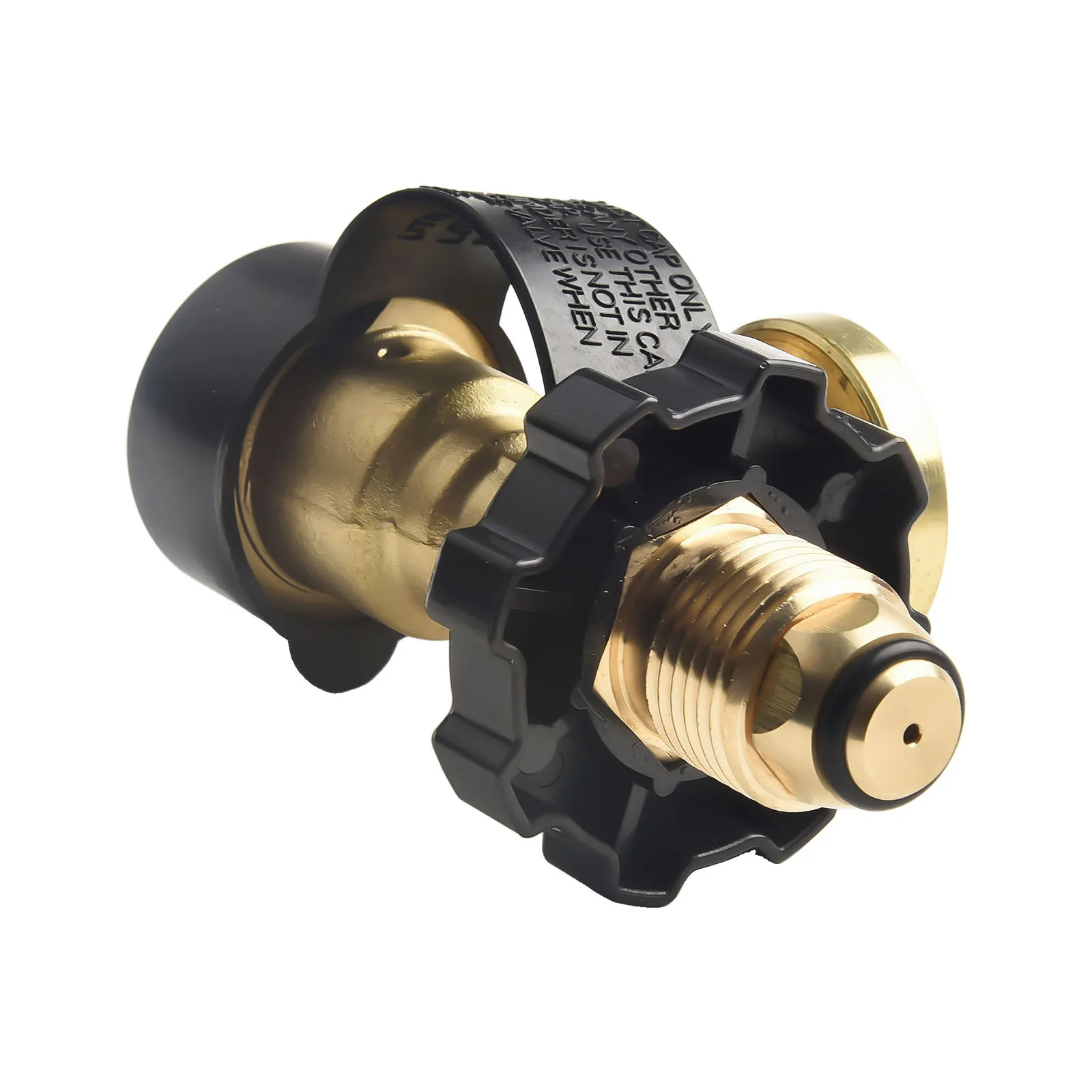 

Адаптер для резервуара для пропана, баки 100 фунтов, преобразующий стержень клапана в соединение Qcc1 типа 1, простая установка с пропанометром