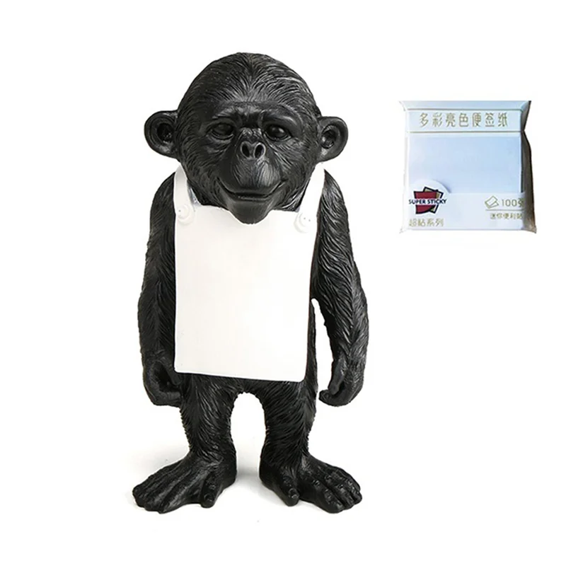 Animal Art Sculpture Desktop Statue Sticky Note Memo Board Desktop Office Decoration-N37R