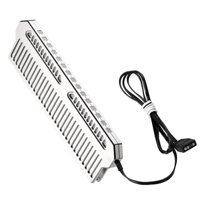 DDR4 DDR5 RAM 메모리 방열판 쿨러, 메모리 냉각 조끼, 알루미늄 라디에이터, 라이트 스트립, 9 열 패드