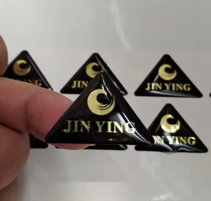 High quality customized durable label printing transparent 3m adhesive logo sticker 3D soft epoxy resin dome sticker