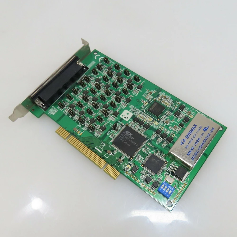 Advantech 데이터 캡처 카드용 PCI-1724U REV.A1, 14 비트, 32 채널 절연 아날로그 출력 카드