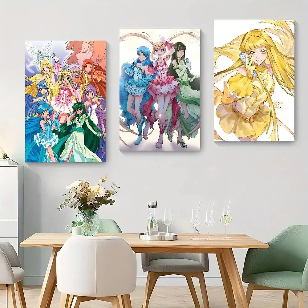 Anime Mermaid Melody Pichi Pichi Pitch Classic Vintage Posters Vintage Room Home Bar Cafe Decor Nordic Home Decor