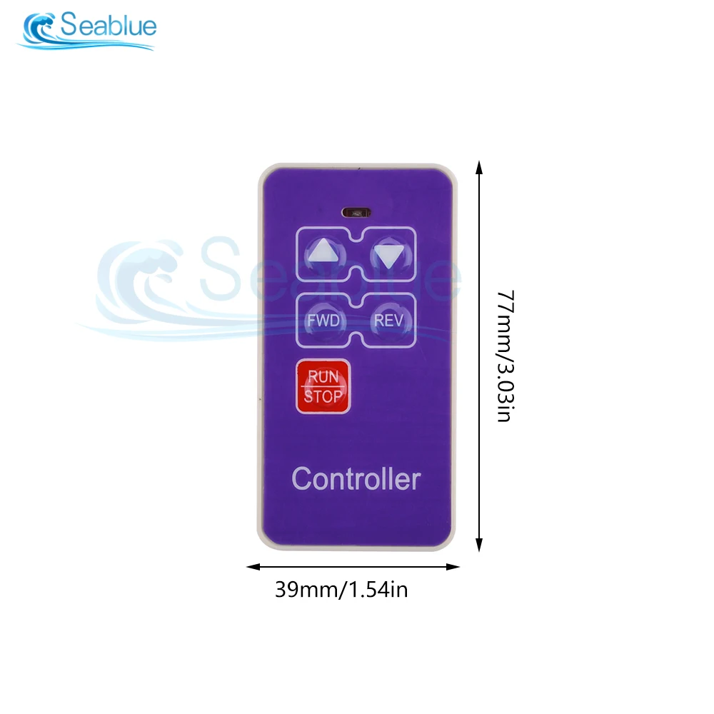 Do przodu rewers 0 ~ 100% regulowany DC 10-55V regulator obrotów silnika DC PWM 12V 24V 48V napięcie Amp wyświetlacz zdalnego sterowania