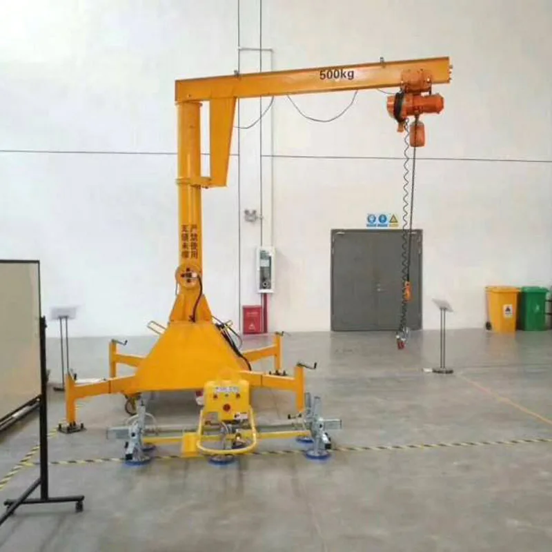 Cantilever Crane Mobile 500kg Arm Length 2m Column-Type Electric Slewing Arm Small Crane Hoist