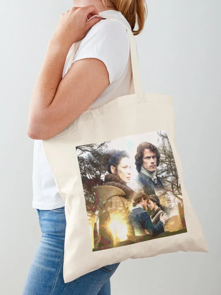 

Jamie and Claire Fraser/The Light of Love Tote Bag tote bag woman tote bag men custom bags reusable shopping bags