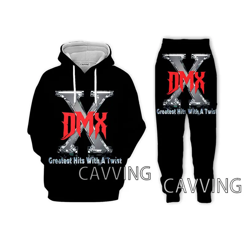 Rapper DMX 3D Printed Casual Hoodies Hooded Sweatshirt Pants Jogging Pants Trousers Suit Clothes Women/ Men\'s Sets U01