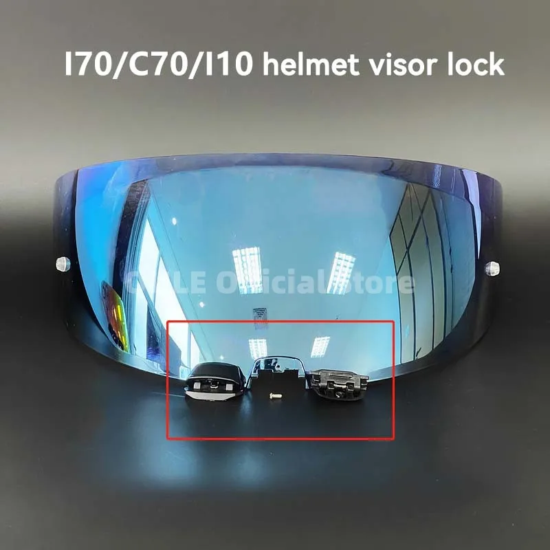 HJC Helmet Visor front buttont Buckle for C70 FG-17 FG-ST IS-17 HJ20M I10 I70 HJ31 Cascos Visera Lock Black Plastics Accessories