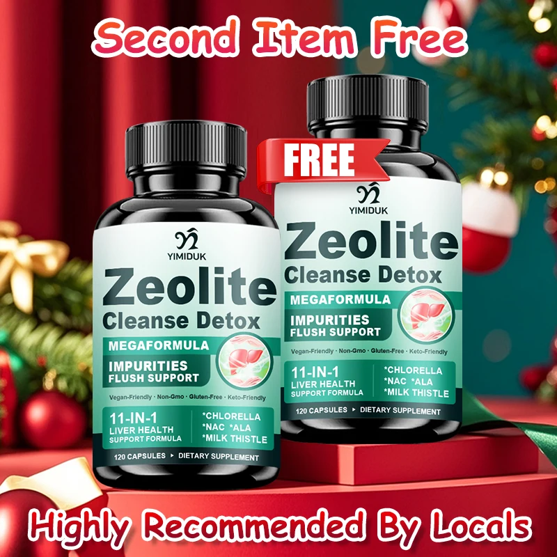 

Детокс-добавка Natural Zeolite Cleanse, для глубокого очищения сотовой очистки и печени, вспомогательные средства для детоксикации пищеварения, борьбы с плавлением, жизненно важность