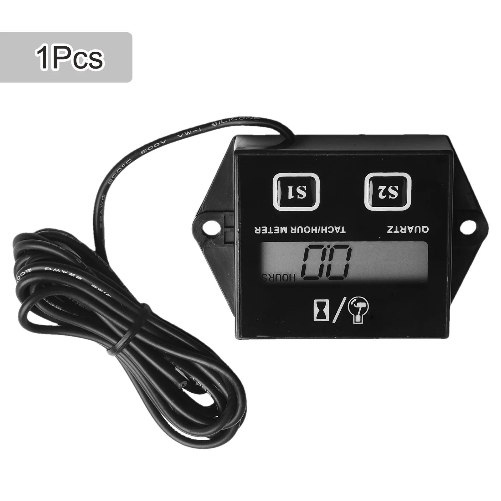 Engine RPM Gauge Combined with a Practical Digital Hour Meter Tailored to Track Usage on All Types of For Small Equipment