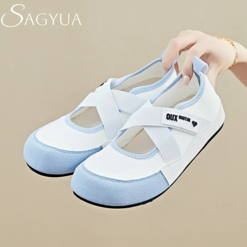 

Casual Flats Shoes Women Sandals Sport Sneakers Shoes Summer 2025 Brand Comfort Marie Janes Shoes Shallow Zapatillas De Mujer