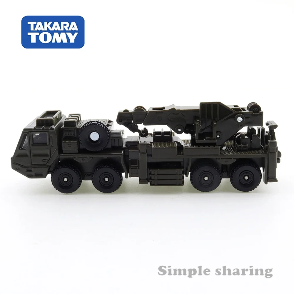 Takara Tomy Tomica Long Type No.141 JGSDF Heavy Wheeled Recovery Vehicle 1/89 Car Hot Pop Kids Toys Motor Diecast Metal Model