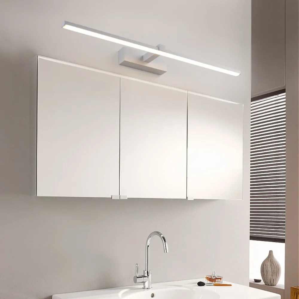 JOYINLED Armoire de toilette avec éclairage LED, lampe frontale pour miroir, lumière moderne pour salle de bain, 40 cm, blanc chaud 3000K, blanc froid 6000K