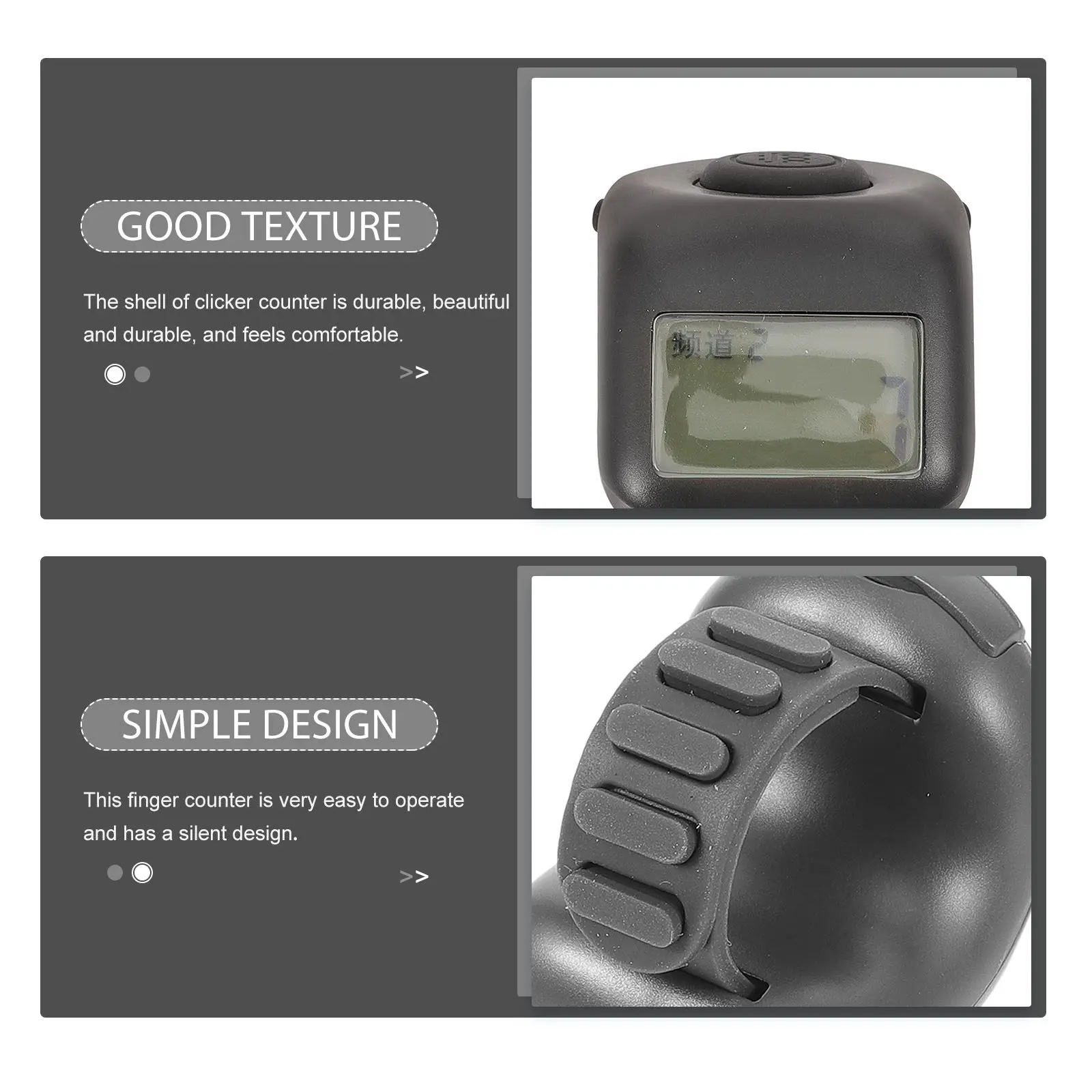 

Электронный ручной портативный счетчик-кликер для подсчета рядов, петель, людей, использования в автомобилях