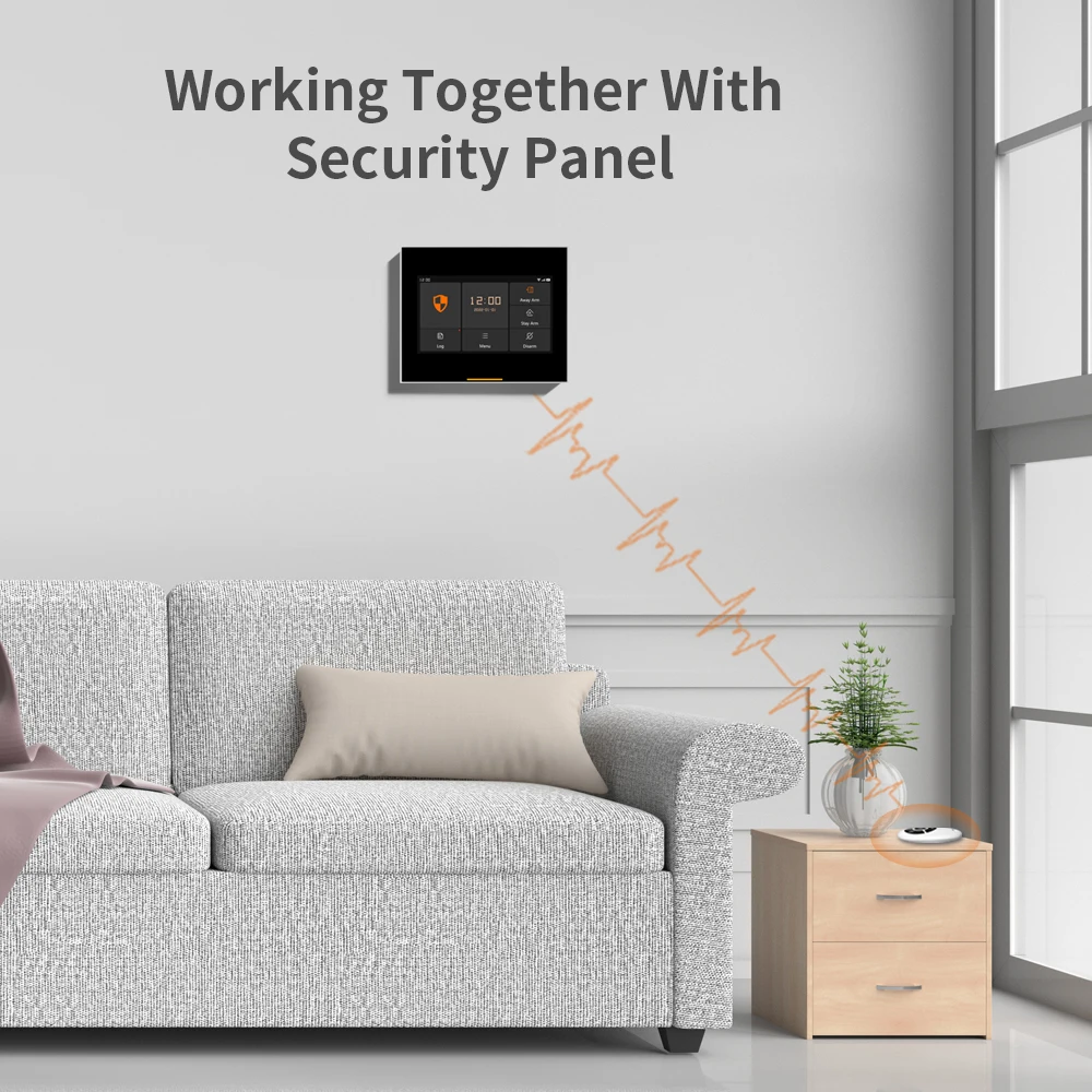 Staniot High Quality Portable 4 Keys Wireless Remote Control for Remotely Arm/Disarm Tuya Smart Home Security Alarm Systems