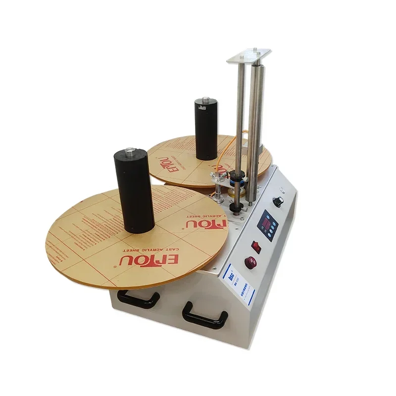 With meter counter Roll to Roll label rewinder bsc-R350  label rewinder with quantity counter reel to reel label rewinder
