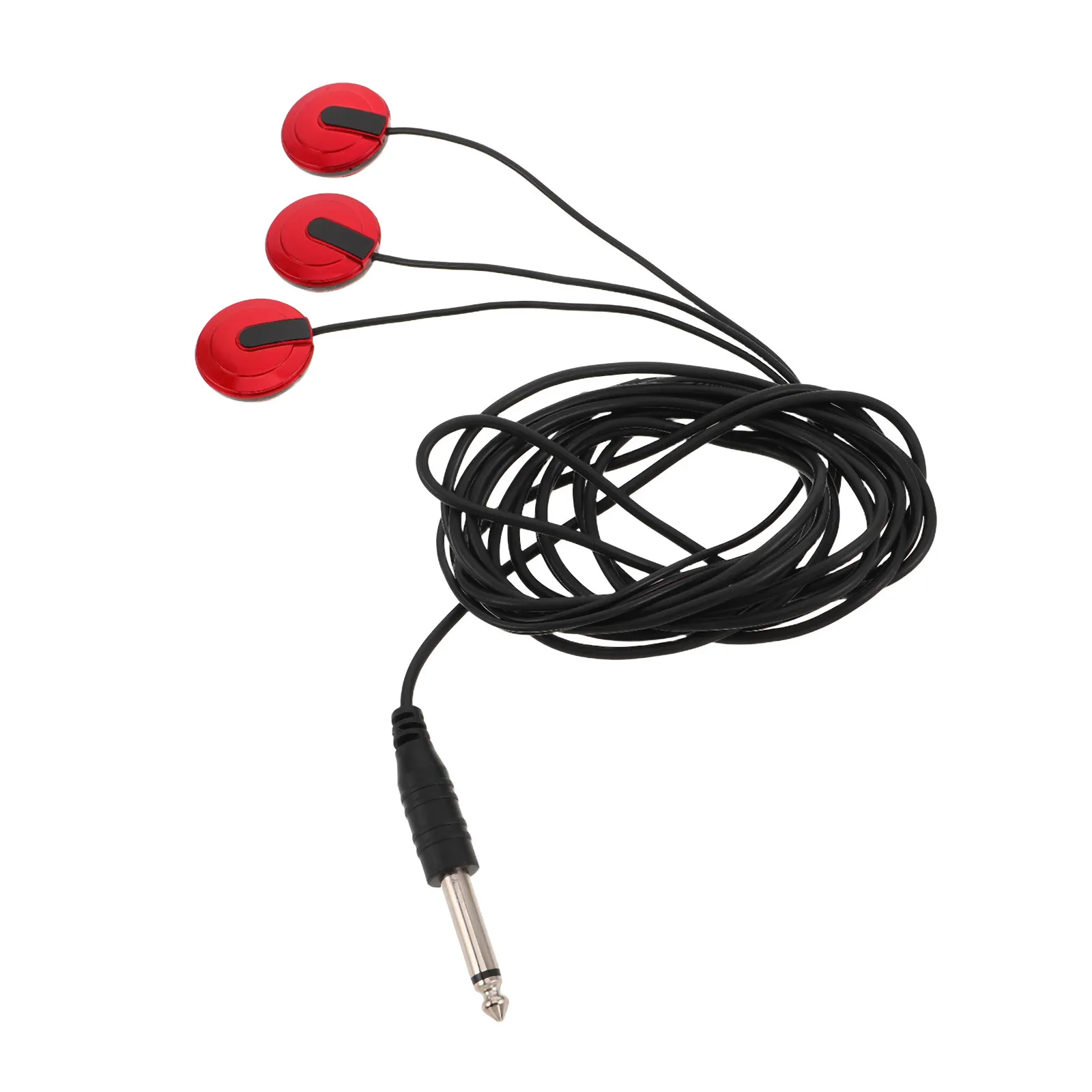 Acoustic Guitar Pickup 6.35 Plug Passive Adhesive Soundhole Pickup No-Drill Installation Clear Sound Capture for Ukulele Folk