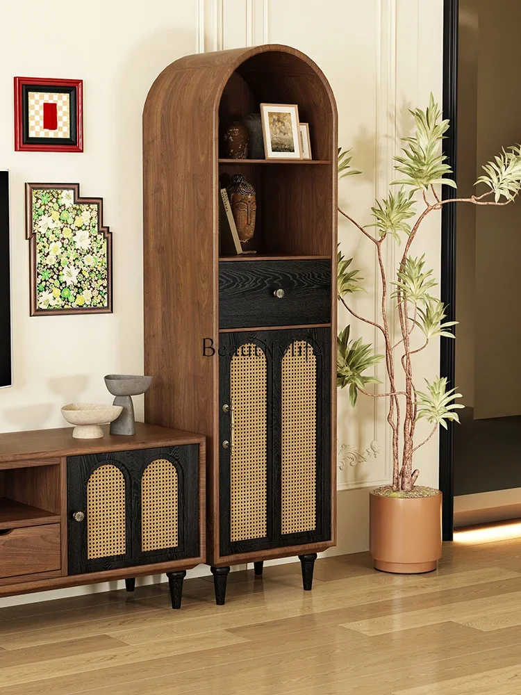 

yj7 French Retro Vintage Style Display Storage Cabinet
