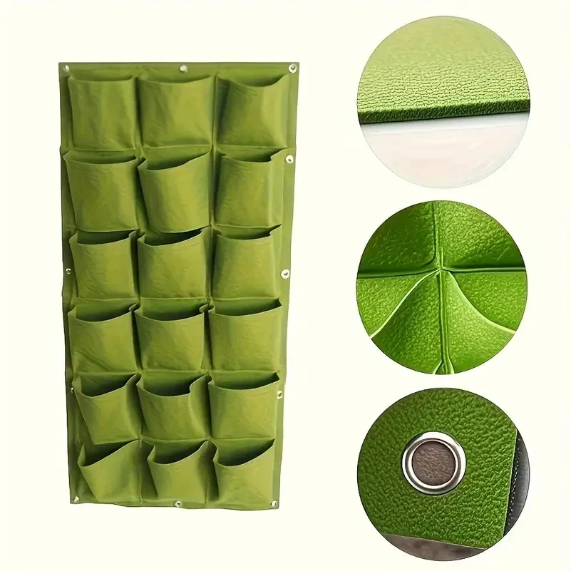 18-Pocket Vertical Garden Plan - đánh giá và giá Vertical Wall Planter