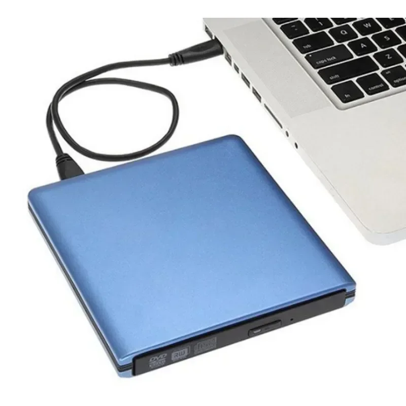 

External Optical DVD Drive Recorder, 3D Blu-Ray Players Writer Reader for MAC OS, UHD 4K Blu-Ray Burner USB3.0, BD - RE/ROM