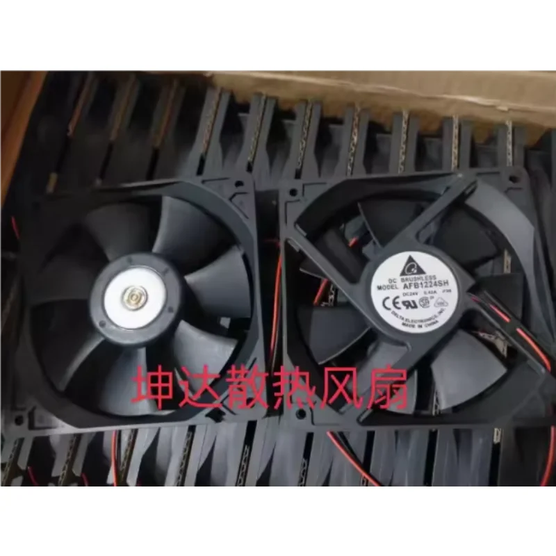 

Delta Electronics AFB1224SH DC 24V 0.42A 120x120x25mm 2-Wire Server Cooling Fan