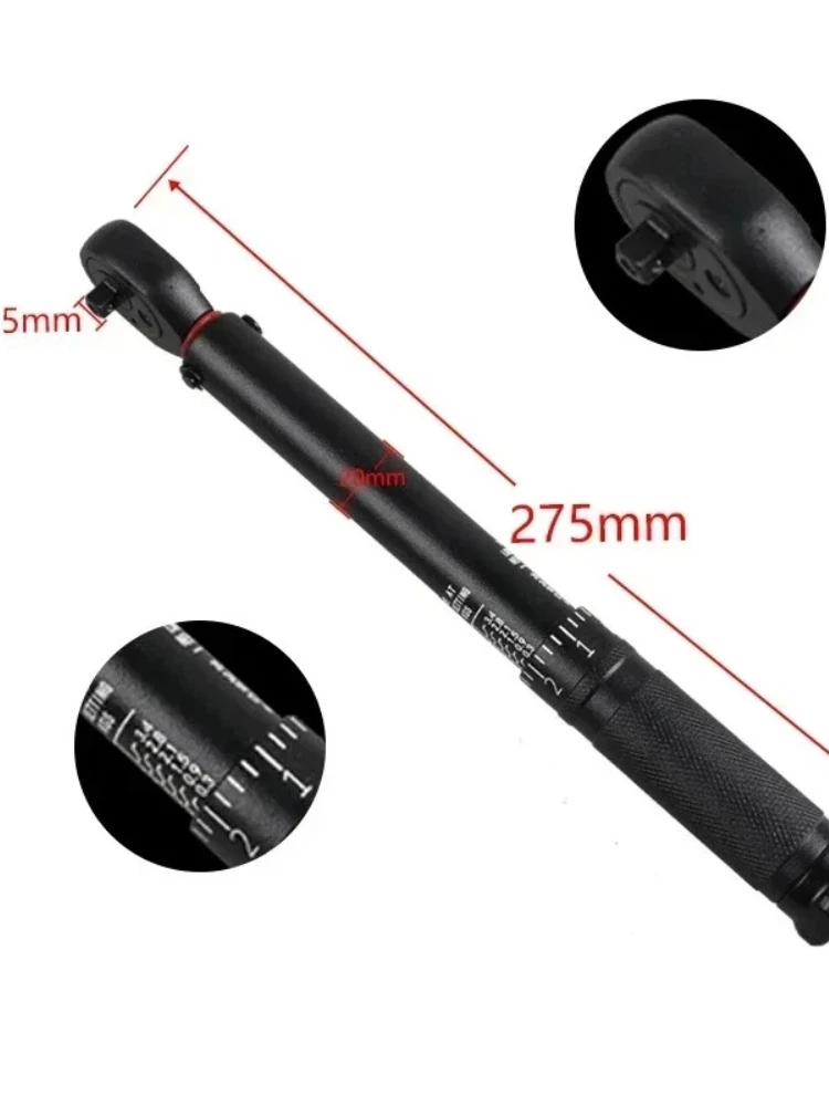 AliExpress NONE Torque Wrench 1/2'' 3/8'' 1/4'' Square Drive Preset Bicycle Torques Key Two-way Ratchet Car Bike Automotive Hand Tools
