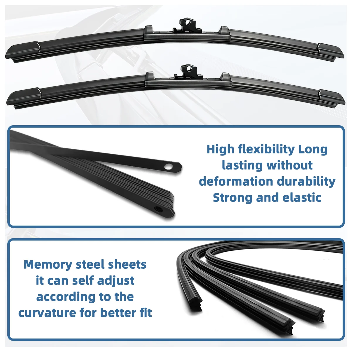 1/3PCS Front And Rear Wiper Kit For Ford Explorer UT-UZ 2001-2005 Windshield Wiper Silent Wiper Automotive Accessories ﻿ 2004