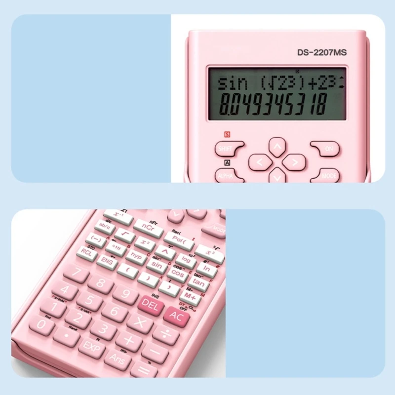 Scientific Digital Calculator 12 Digits Multifunctional Exam Special School Office Supplies Student Stationer Portable