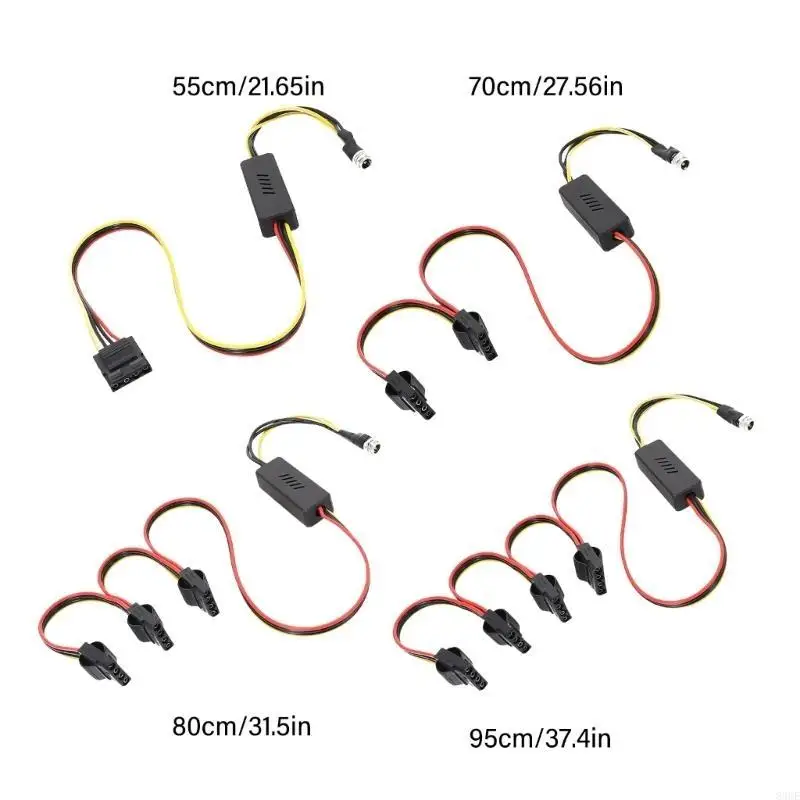 5525 naar Molex 4Pin Hard Drive voeding Adapter Connectors Cable 12V tot 5V 83ce