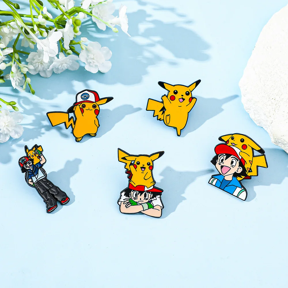 Creative Cartoon Brooch Personality Elf Enamel Pin Backpack Clothing Jewelry Metal Badge Accessories Gift for Friends