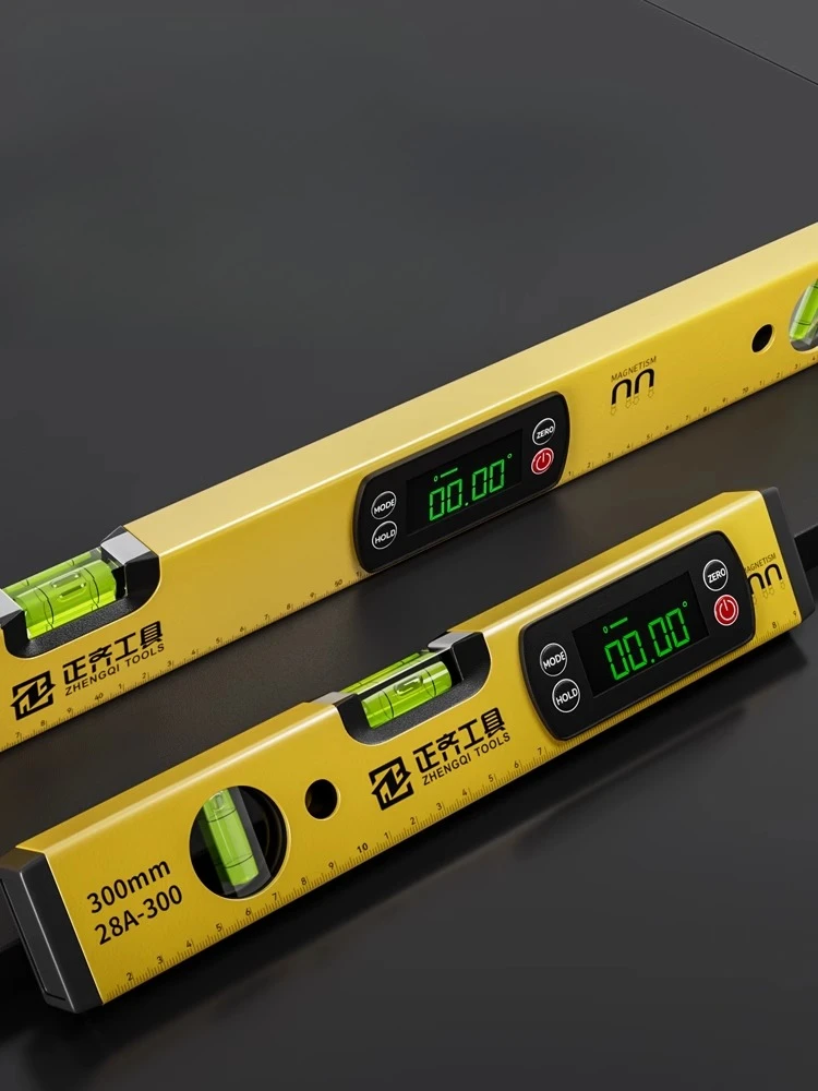 Niveau à bulle de haute précision à affichage numérique, niveau à bulle professionnel pour chantier de Construction, aimant puissant, outils manuels en alliage d'aluminium