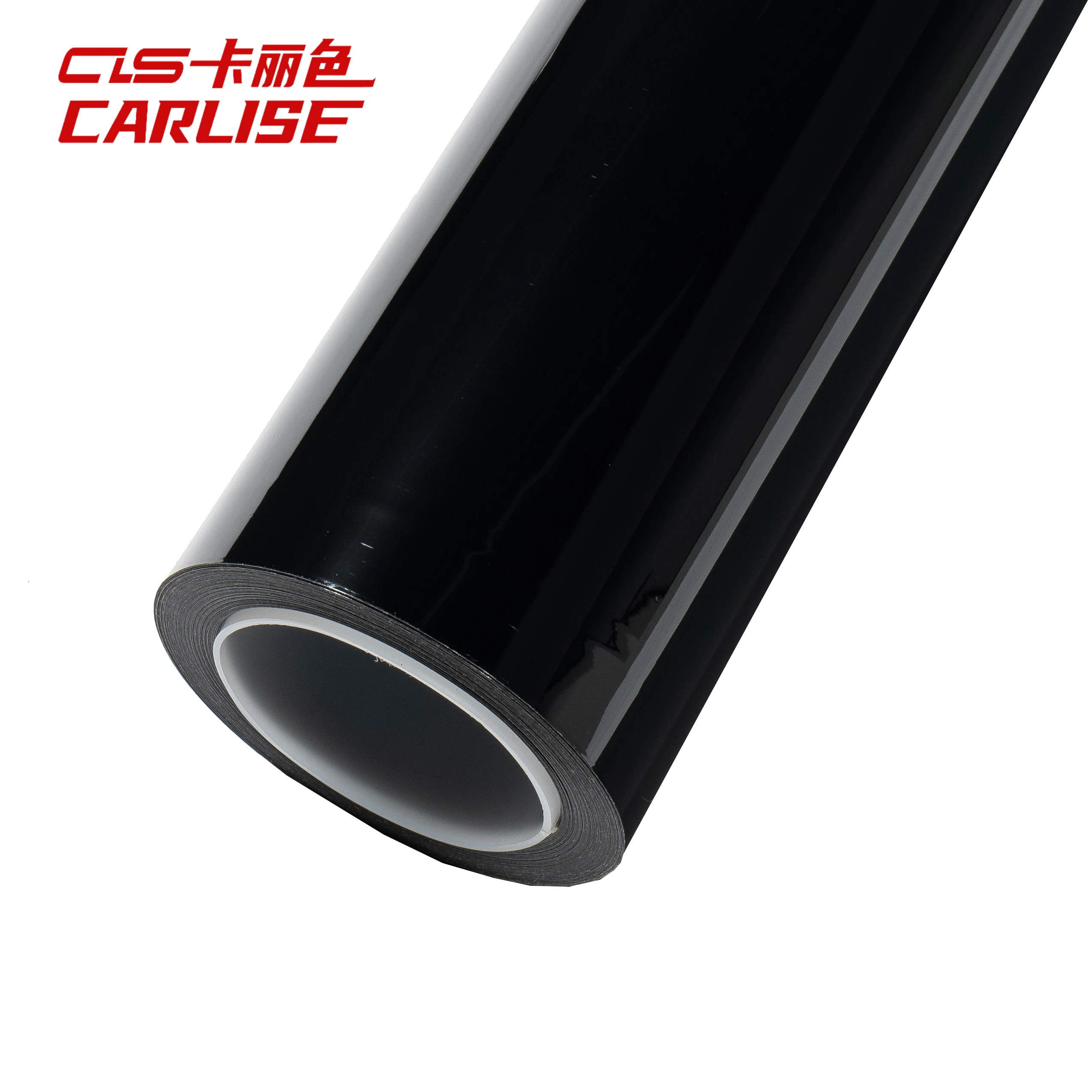 

Super Glossy Pure Black PET Car Wrap Self Healing Automatic Repair Anti-Discoloration Protects Car Body Scratches Color Change