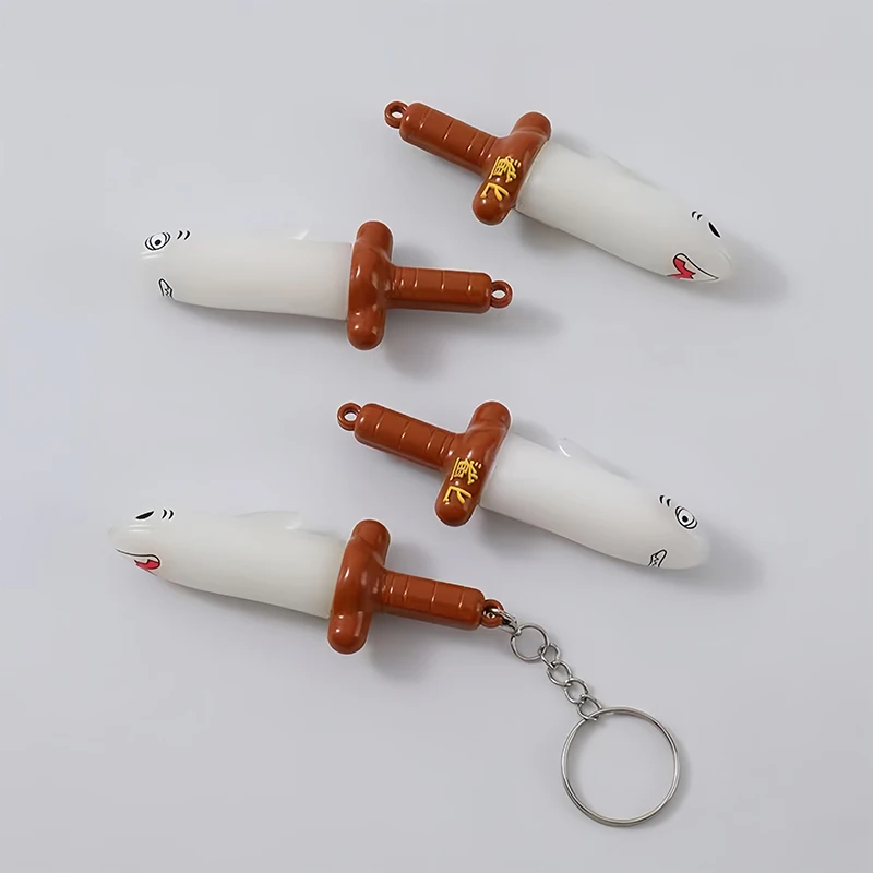 الإبداعية مضحك الرمال القرش سكين المفاتيح لعبة الضغط متعة ولطيف القرش السيف ألعاب حيوانات الأطفال بنين بنات هدية عيد ميلاد #3