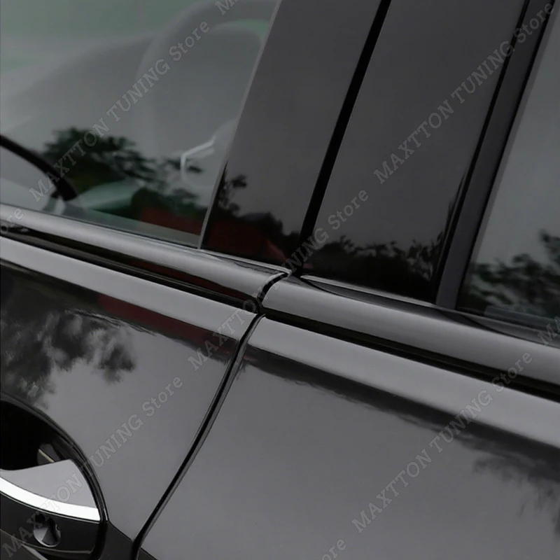 For VW Golf MK8 MK8.5 2020-2025 TSI TDI Life/Style Gloss Black Car Window Trim Strip Exterior Body Kit Decorative Stickers - view 4