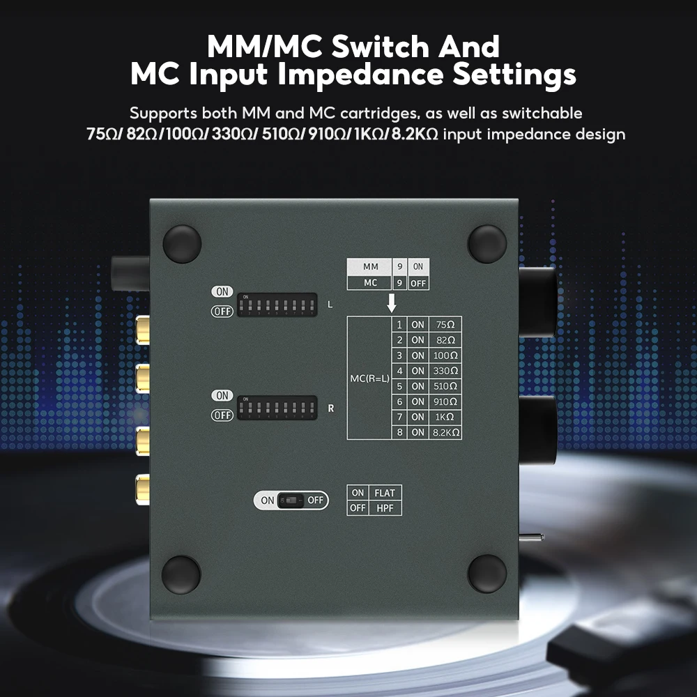 AIYIMA-preamplificador de Audio T3 Pro Mini MM/MC para tocadiscos, fonógrafo, reproductor de discos de vinilo, preamplificador estéreo, ajuste de ganancia