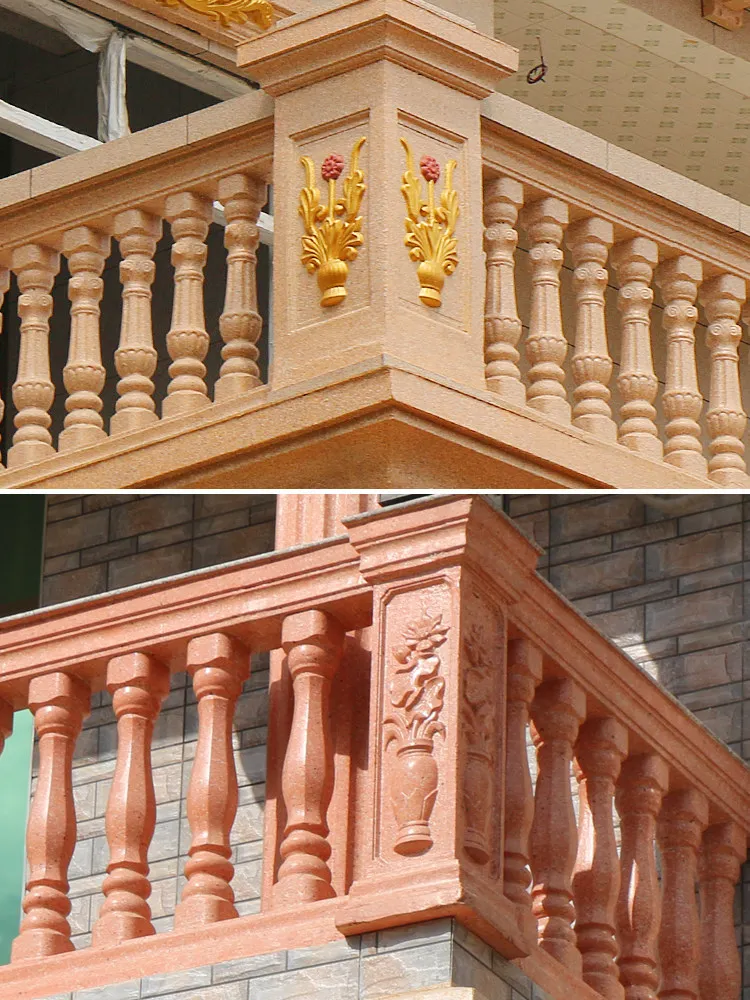 Balustrade mold, Roman column mold, balcony railing, vase-shaped column, guardrail, cement column, fence model, handrail,