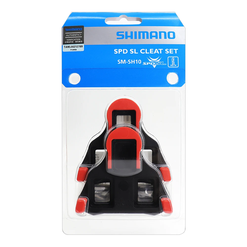 SHIMANO SPD SL SH11 SH10 SH12 Bicycle Pedal Cleat Self-locking Pedals Cleats Road Bike for R540 R550 R8000 Original Bike Parts