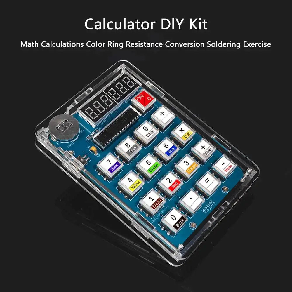 MUSTOOL DIY Electronic Kit Digital Tube Calculator DIY Kits 51 Microcontroller Training Experiment Welding Practice Accessories