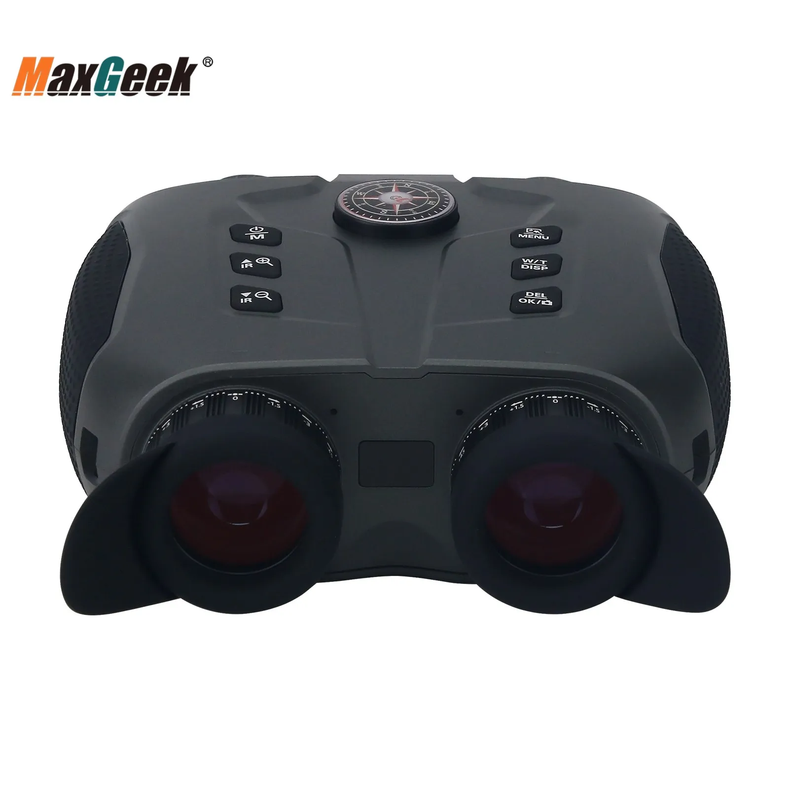 Maxgeek VRNV331 Naked Eye 3D VR Binocular Night Vision Device F1.2 FOV10 6X Digital Zoom Binocular Support Manual Focusing