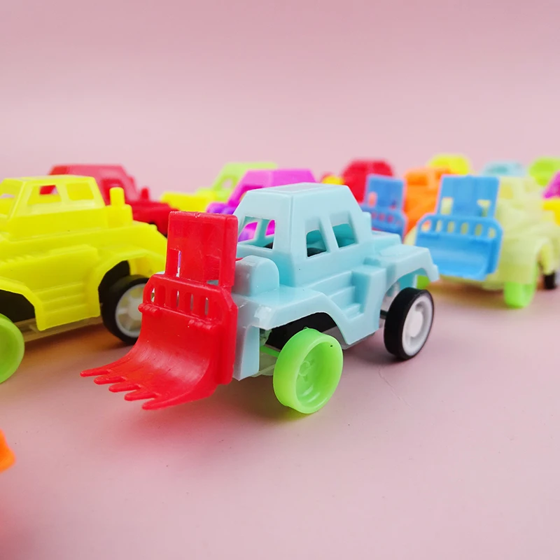 5 Stuks Mini-Engineering Auto 'S Effen Kleur Pullback Auto 'S Grappige Jongen Speelgoed Kinderen Puzzel Speelgoed Kids Leuke Vakantie Feest Verjaardagscadeau