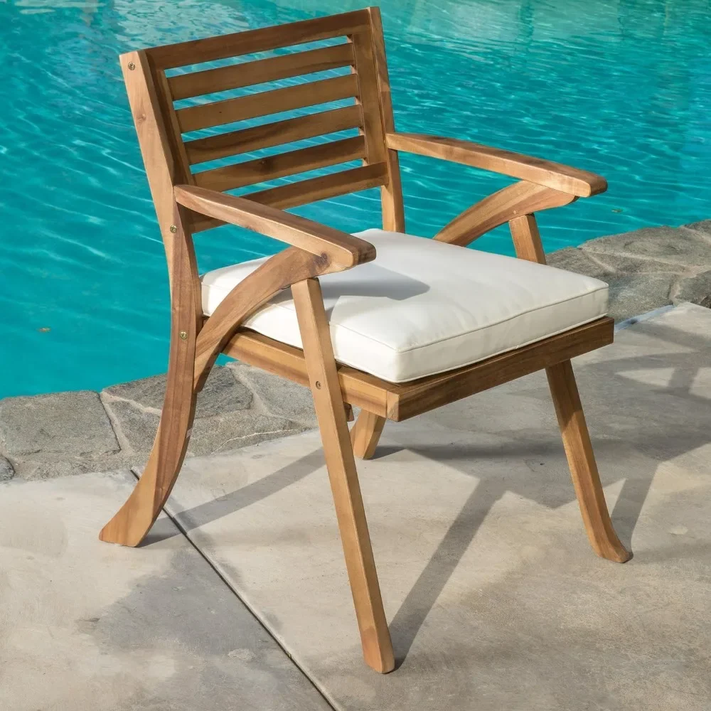 Acacia Wood Bistro Set, 3-Pcs Set, Teak Finish  patio furniture set